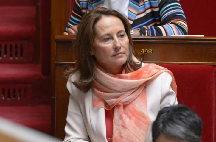 La ministre de l'Environnement Ségolène Royal lors des questions au gouvernement le 5 avril 2016 à l'Assemblée nationale à Paris