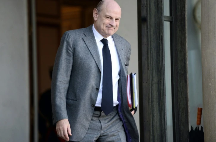 Le secrétaire d'État aux Relations avec le Parlement Jean-Marie Le Guen, quittant l'Élysée, le 10 février 2016