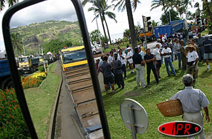 Camionneurs en colère