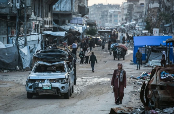 Le quartier d'Al-Saftawi, à l'ouest de Jabalia, dans le nord de la bande de Gaza, le 10 décembre 2025