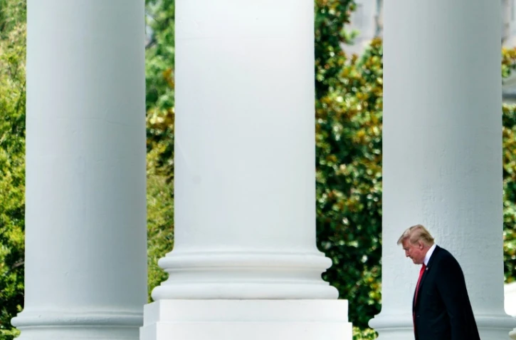 Le président Donald Trump à la Maison Blanche le 5 juillet 2018