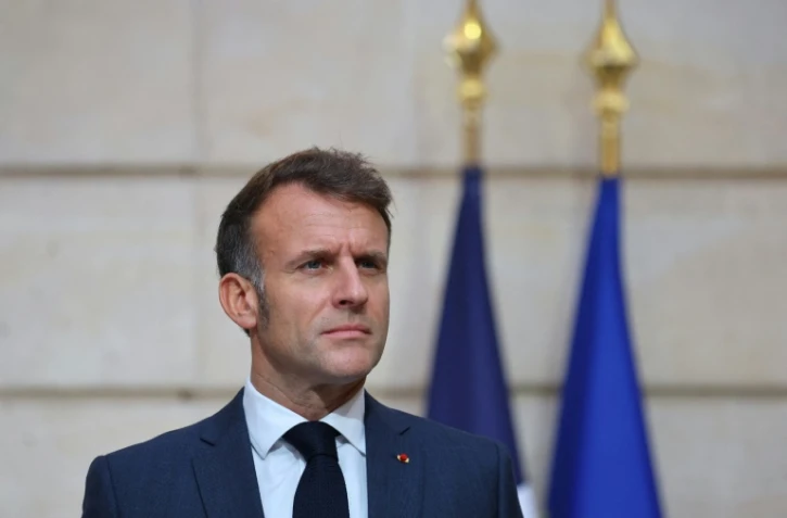 Le président Emmanuel Macron à l'Elysée, le 17 novembre 2025 à Paris