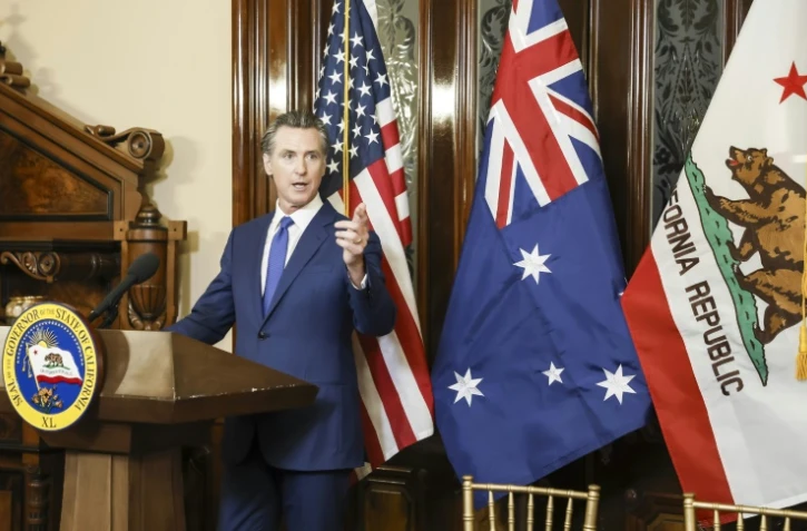 Le gouverneur démocrate de la Californie, Gavin Newsom, à Sacramento, le 15 août 2023