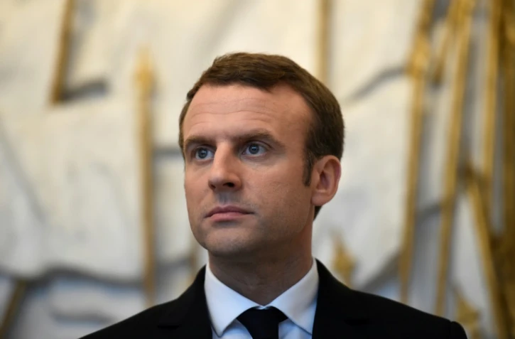 Emmanuel Macron à l'Elysée le 17 mai 2017