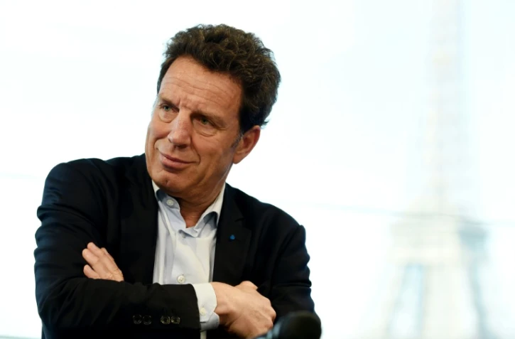 Le président du Medef, Geoffroy Roux de Bézieux, le 18 avril 2019 à Paris