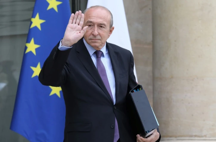 Gérard Collomb, le 11 octobre 2017 à l'Elysée