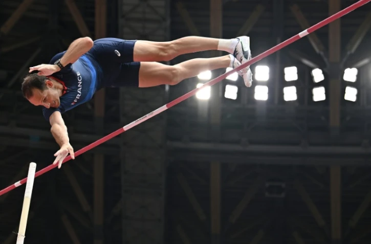 Le perchiste Renaud Lavillenie lors des qualifications, le 31 juillet 2021, aux Jeux olympiques de Tokyo