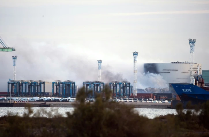 L'incinérateur régional de Fos-sur-Mer le 2 novembre 2013