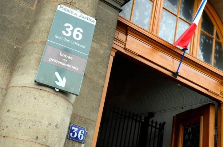 L'entrée du siège de la police judiciaire, 36 quai des Orfèvres, le 6 août 2014 à Paris