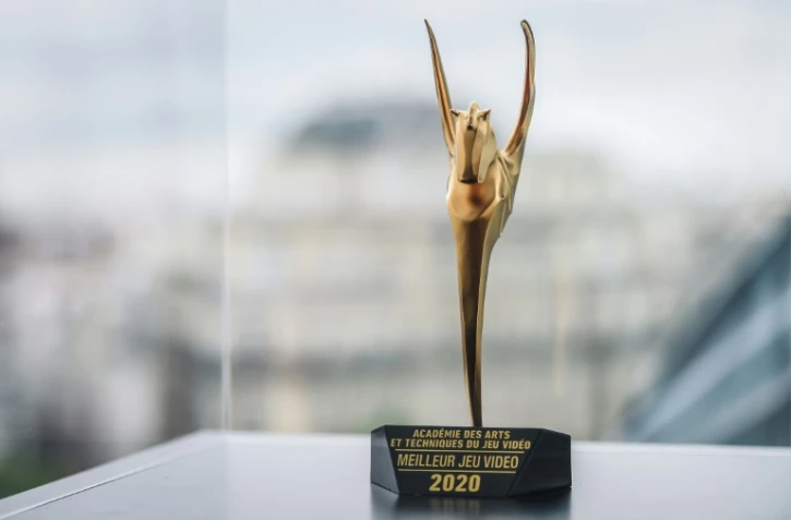 Le trophée Pégase, qui va récompenser en 2020 les meilleurs jeux vidéos, est présenté à Paris le 5 juin 2019
