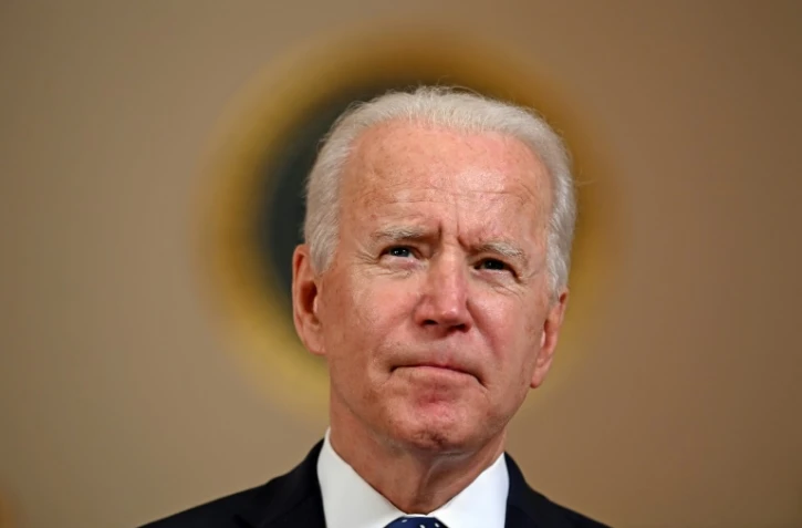Le président américain Joe Biden à la Maison Blanche, le 20 avril 2021 à Washington