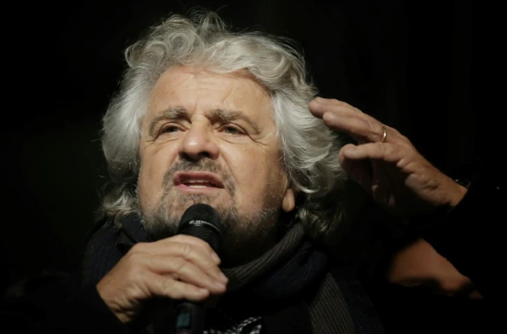Le leader du Mouvement 5 étoiles (M5S) Beppe Grillo à TUrin, en Italie, le 2 décembre 2016