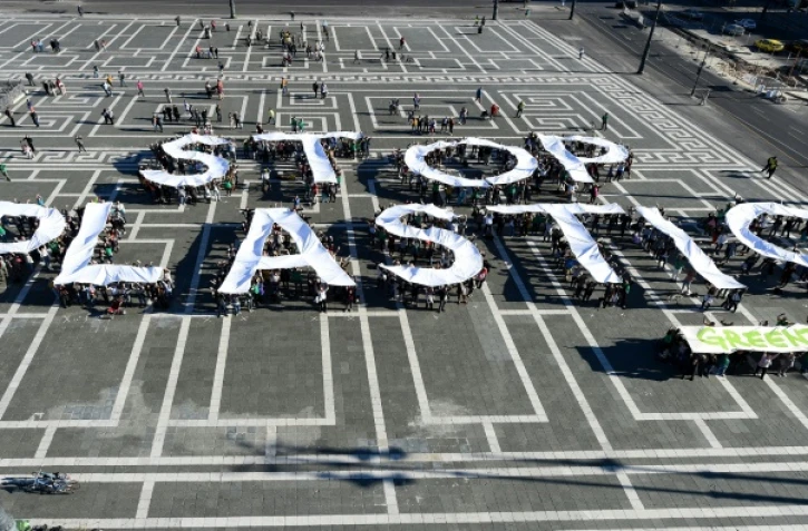 Manifestation de Greenpeace Ă Budapest le 30 septembre 2018