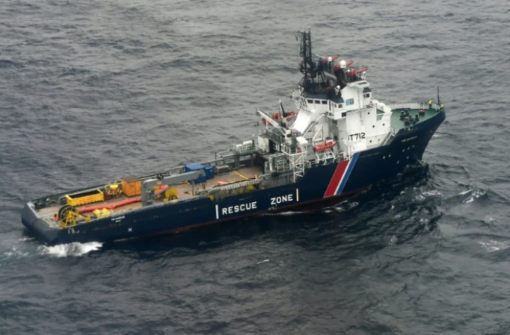 Le Sapeur de la Marine nationale en route vers la zone de pollution, le 18 mars 2019