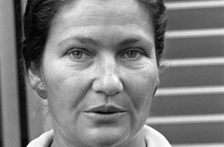 Simone Veil à Grasse, dans les Alpes-Maritimes, le 2 octobre 1976