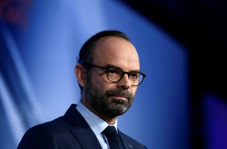 Le Premier ministre français Edouard Philippe au congrès du parti MoDem le 16 décembre 2017