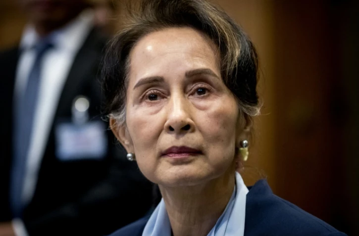 Aung San Suu Kyi devant la Cour internationale de justice de l'ONU le 11 décembre 2019 à La Haye