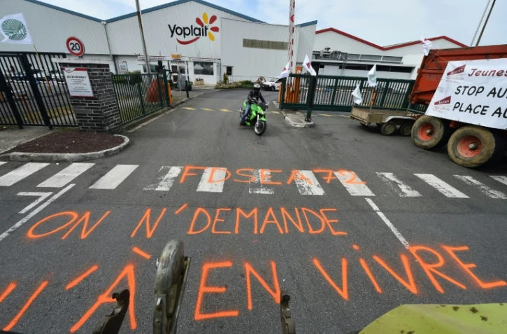 Manifestation de producteurs de lait, le 13 juin 2017, au Mans, pour exiger de meilleurs prix