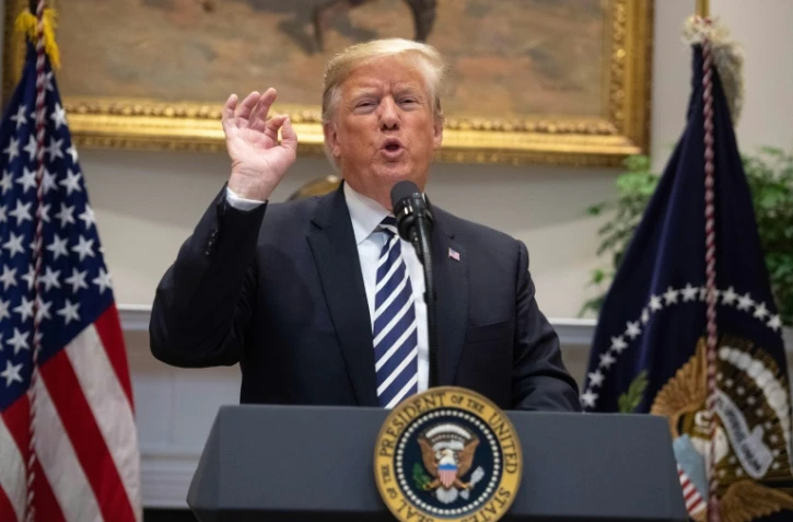 Le président américain Donald Trump lors d'une déclaration consacrée à l'immigration à la Maison Blanche le 1er novembre 2018.