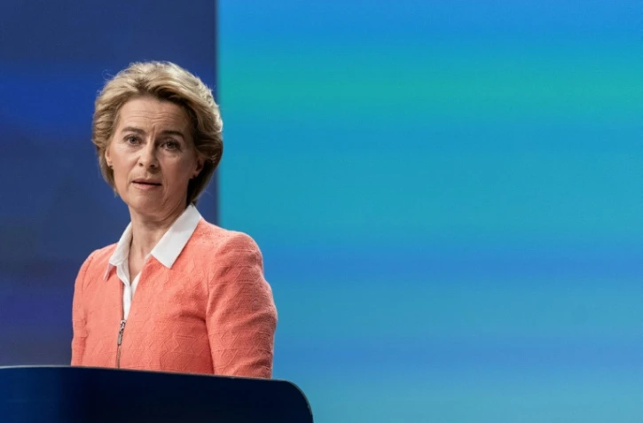 La nouvelle présidente de la Commission européenne Ursula von der Leyen annonce les noms des nouveaux commissaires à Bruxelles le 10 septembre 2019
