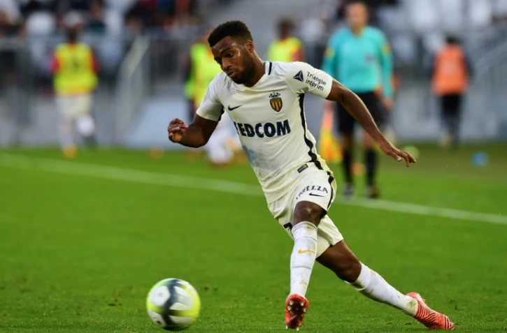 Le milieu Thomas Lemar auteur du second but pour Monaco face à Bordeaux au Matmut Atlantique, le 28 octobre 2017