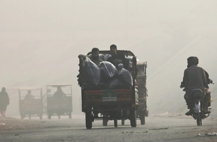 Record de pollution de l'air à Lahore, deuxième ville du Pakistan, le 2 novembre 2024
