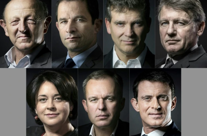 Six hommes, une femme: sept profils pour la primaire du PS