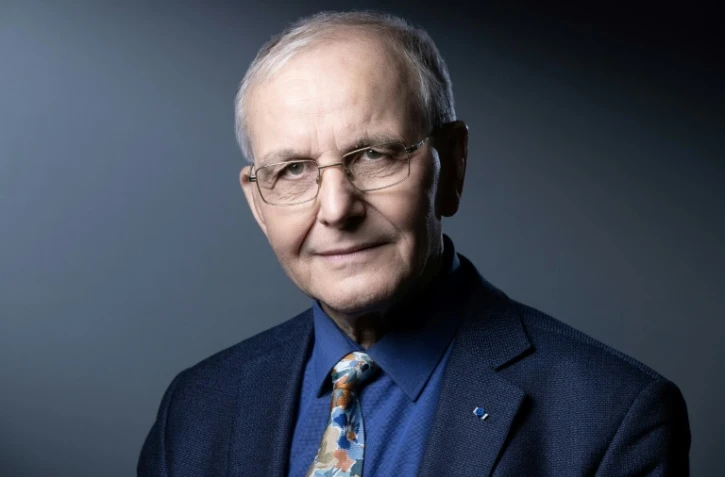 Le médecin généticien et essayiste Axel Kahn, le 22 mars 2021 à Paris