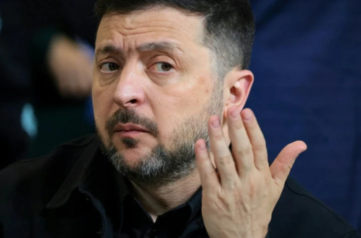 Le président ukrainien Volodymyr Zelensky à Erevan, le 4 mai 2026 en Arménie