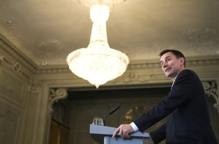 Le ministre des Affaires Etrangères britannique Jeremy Hunt le 8 novembre 2018 à Paris