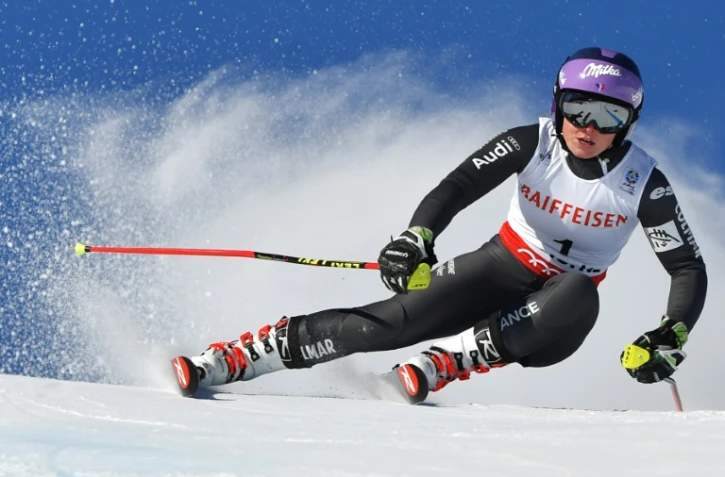 Tessa Worley, à Saint-Moritz, le 16 février 2017