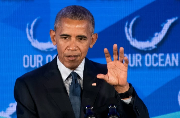 Le président Barack Obama lors de son intervention au sommet "2016 Our Ocean Conference", à Washington le 15 septembre 2016