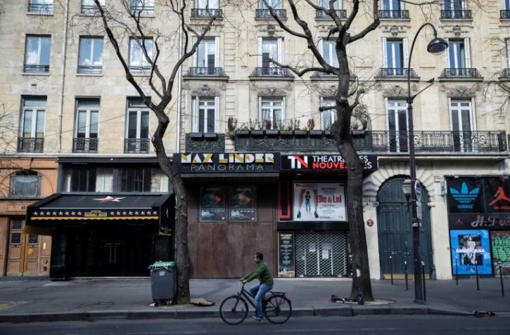 Cinémas, théâtres et restaurants fermés à Paris en pleine épidémie de coronavirus, le 15 mars 2020