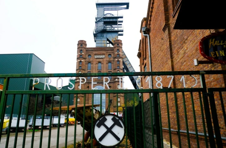 L'entrée de la houillère de Prosper-Haniel à Bottrop dans la Ruhr, le 20 novembre 2018