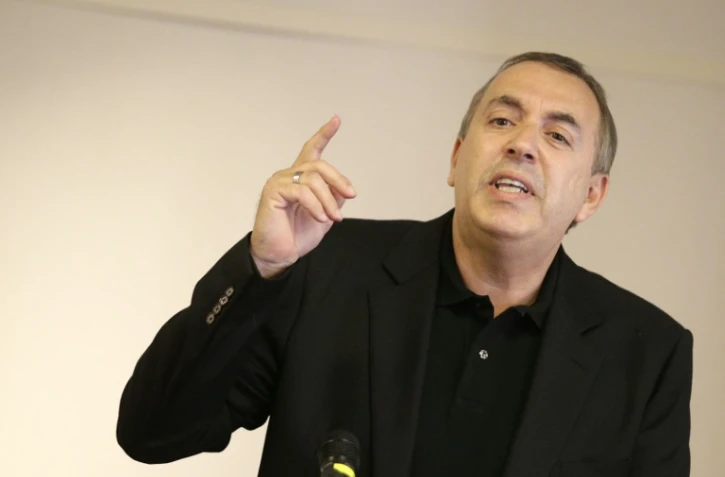 Jean-Marc Morandini a promis de "restaurer" son "honneur" de "Corse" en lançant des attaques tous azimuts, lors d'une conférence de presse le 19 juillet 2016 à Paris