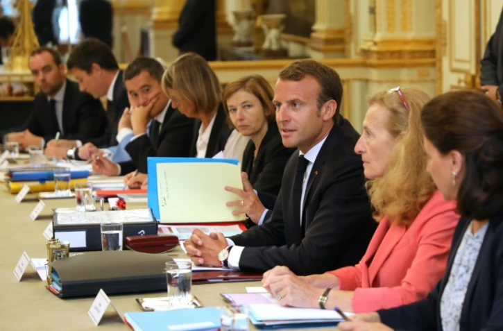 Emmanuel Macron s'exprime en conseil des ministres le 5 septembre 2018