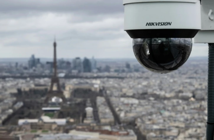 Une caméra de vidéosurveillance à Paris, le 23 février 2024