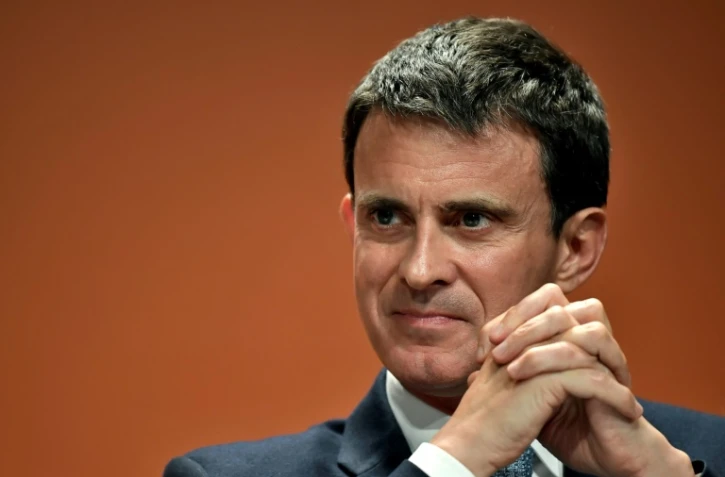 Manuel Valls, le 5 mai 2017 Ă Paris