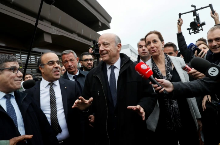 Alain Juppé sur la célèbre "Dalle" le 2 novembre 2016 à Argenteuil 