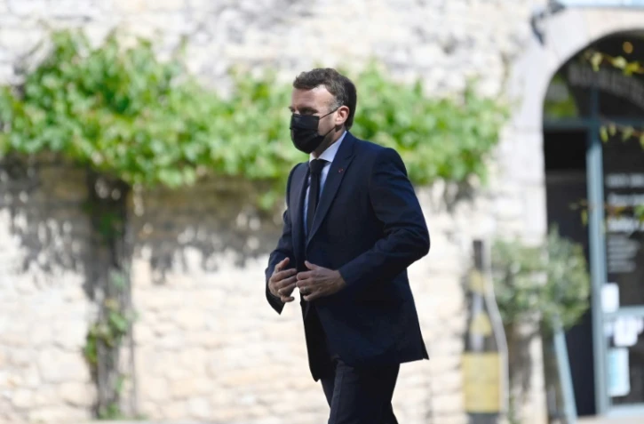 Emmanuel Macron à Martel le 3 juin 2021