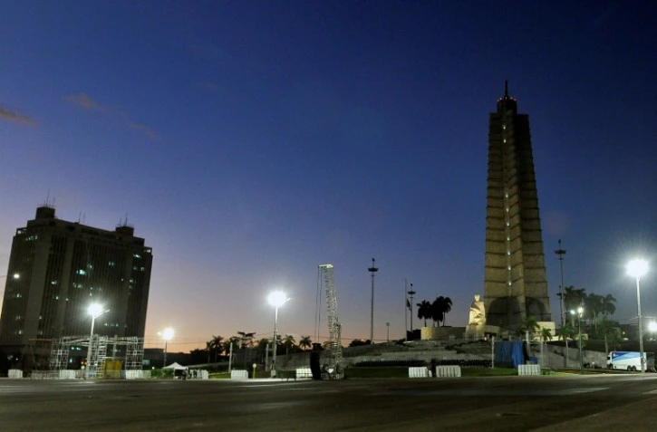 La place de la Révolution à La Havane le 28 novembre 2016