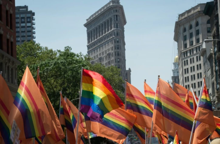 Des participants à la 46e Gay Pride de New York, le 26 juin 2016