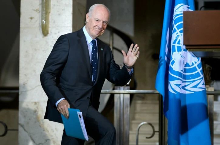 Staffan de Mistura le 13 avril 2016 à Genève