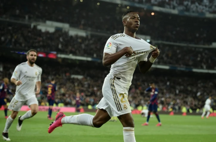 Le jeune Brésilien Vinicius Junior a lancé le Real Madrid sur la voie du succès contre le Barça dans le clasico disputé au stade Santiago-Bernabeu, le 1er mars 2020