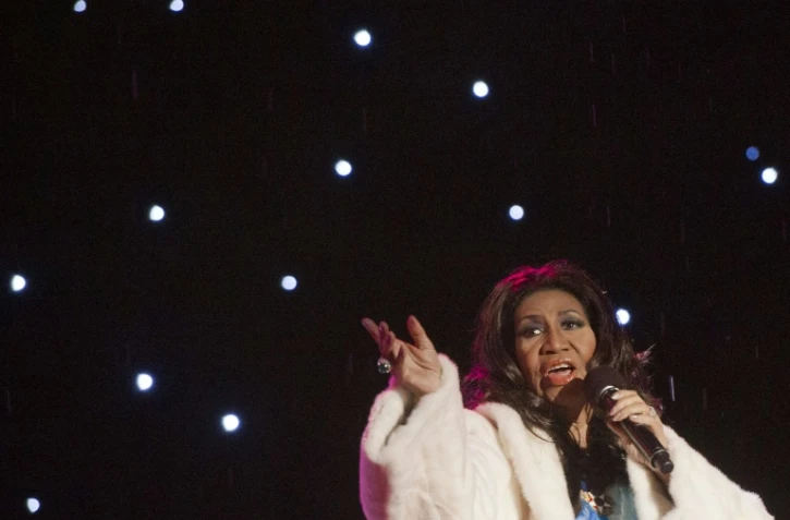 Aretha Franklin en concert la Maison Blanche à Washington, le 6 decembre 2013