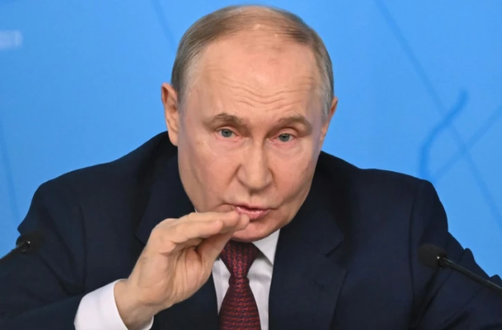 Vladimir Poutine à Moscou le 14 juin 2024