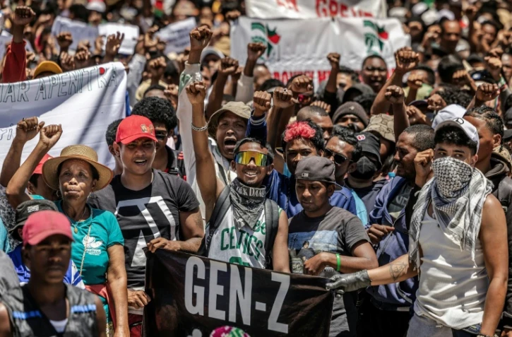Image du photographe Luis Tato lors du soulèvement de la Gen Z malgache, à Antananarivo le 13 octobre 2025