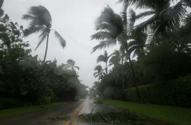 La station balnéaire de Naples, dans le sud-ouest de la Floride frappée par l'ouragan Irma, le 10 septembre 2017 
