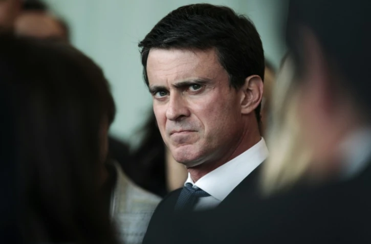 Le Premier ministre Manuel Valls lors de l'inauguration du palais de justice le 13 juin 2016 à Caen