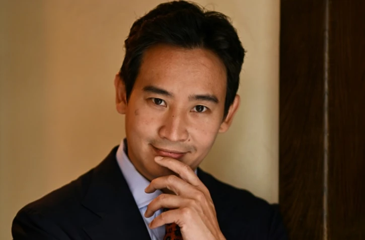 Pita Limjaroenrat, principale figure de l'opposition pro-démocratie en Thaïlande, le 9 novembre 2023 à Bangkok